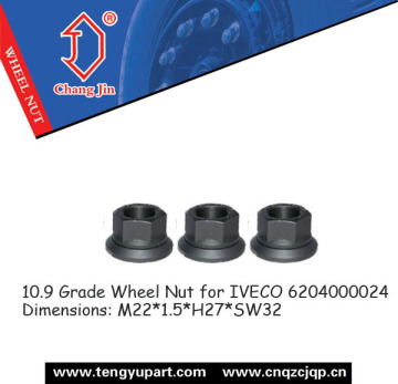 Grade 10 Wheel Nut for IVECO 6204000024