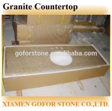 yellow countertops,molded sink countertop