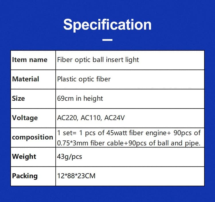 Fiber Optic Bulb Light 1