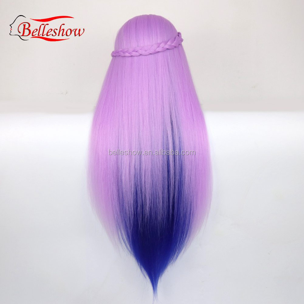 Hot sell synthetic long hair Mannequins Female Head,High quality salon hairdresser  mannequin head,training and styling head