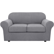 3 Pieces 2 Cushion Loveseat Couch Cover