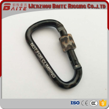 High quality trigger snap hook, aluminum snap hook with screw, safety snap hooks