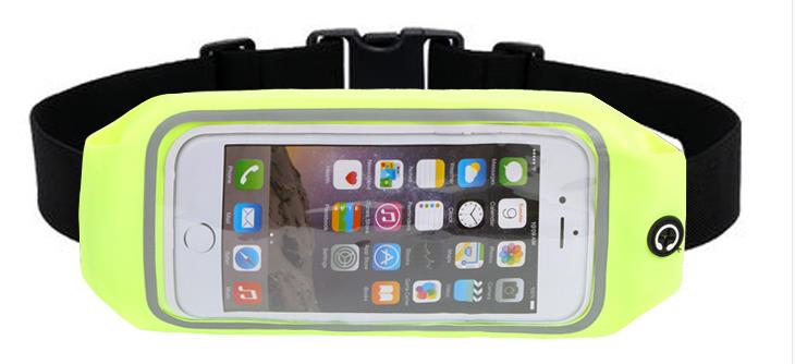 hi-vis reflective large space waterproof Running Waist Belt Pouch Case Fit For iphine series and other mobile phone