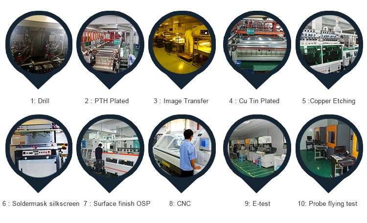 ISO9001 factory pcb manufacturer development board