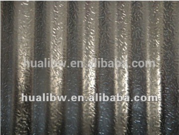 Embossed waved coated aluminum coil