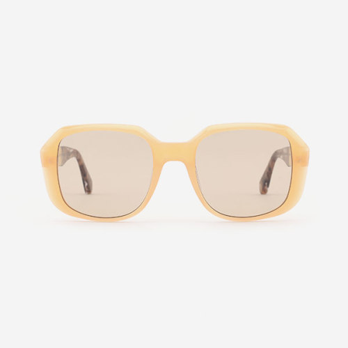 Square bevel Acetate Women's Sunglasses