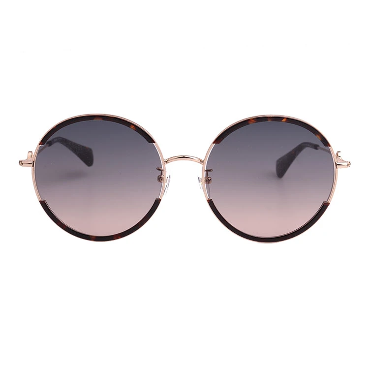 2019 Newly Round Shape Fashionable Metal Sunglasses