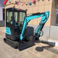 0.8TON 1TON 1,7 ton mesin excavator mini