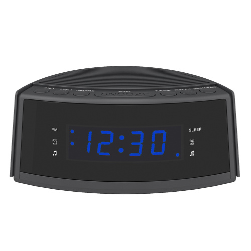 ขายร้อนแบบ Dual- ปลุก Snooze จอแสดงผล LED ขนาดใหญ่วิทยุดิจิตอลพูดคุยนาฬิกาปลุกพร้อมวิทยุ FM