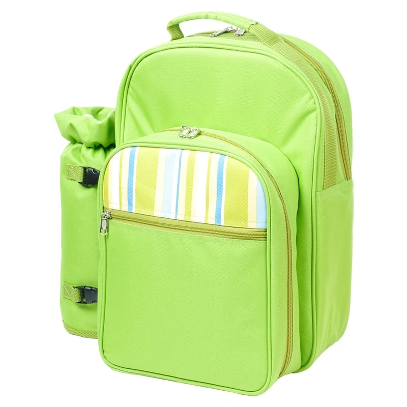 Picnic Bag Set in Picnic Bags 2 Person Picnic Backpack Bag with Insulated Cooler Compartment Lunch Bag