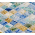 Multicolor glass mosaic tiles for swimming pool wall