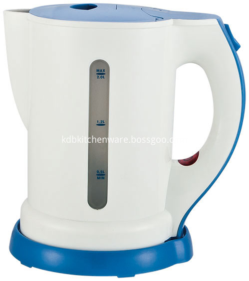 corded 1.7L plastic electric kettle