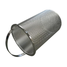 Perforated stainless steel drain basket filter Basket filter for water tanks Water basket filter