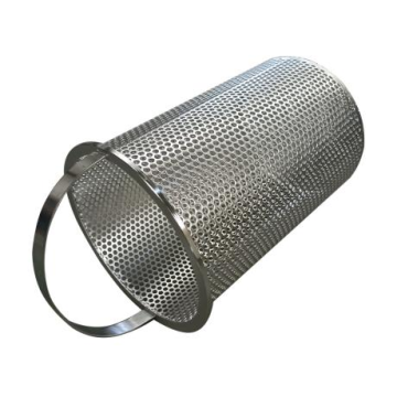 Perforated stainless steel drain basket filter Basket filter for water tanks Water basket filter