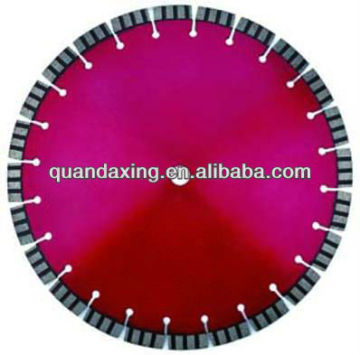 laser welded diamond saw blade for cured concrete