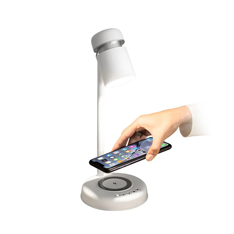 Wireless Charging Speaker Lamp with Bluetooth Speaker LED Table Lamp