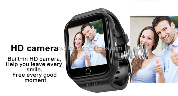 KW88 1.54 inch Single SIM Card WiFi GPS Android Smart Watch Phone for IOS Android System Smart Watch 4G Mobile phone X89