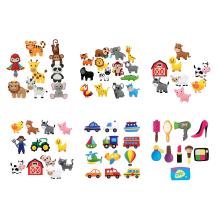 Felt Animal Shapes Busy Board - Montessori Toddler Toy for Door or Wall Decor