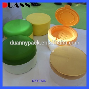 EMPTY LOOSE POWDER JAR CONTAINER WHOLESALE, COSMETIC JAR CONTAINER
