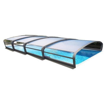 Plexiglass Retractable Cover Telescopic Pool Enclosure