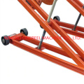 Scissor lift cable drum roller cable stand