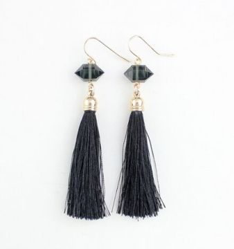 Fashion crystal tassel earrings