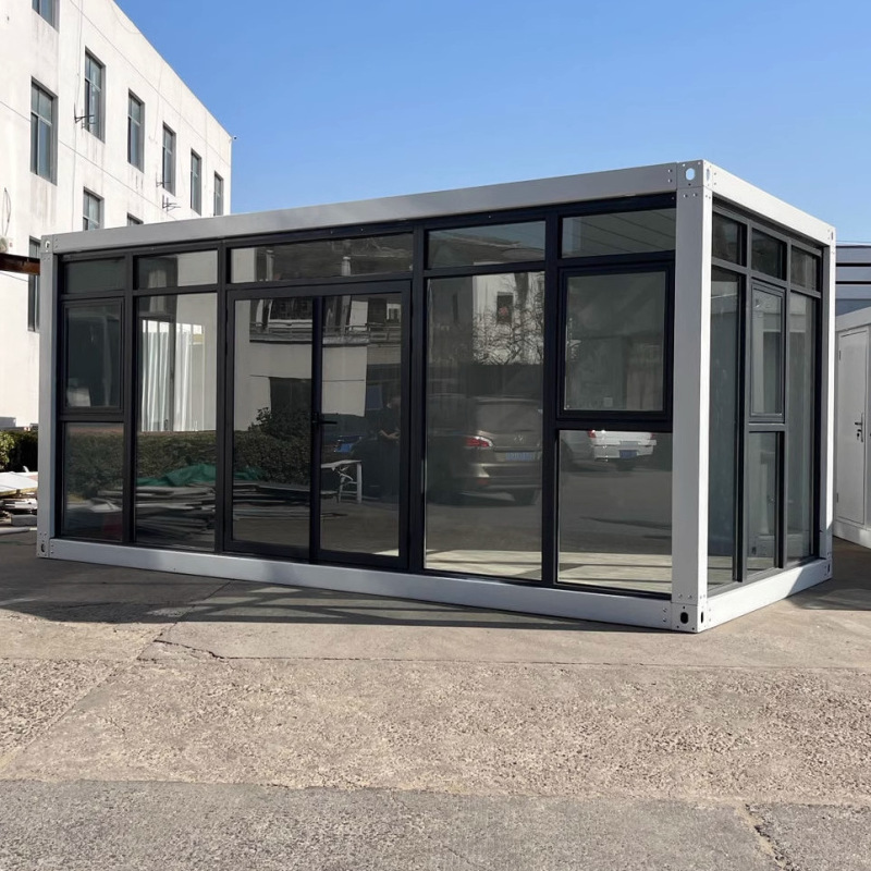 Expandable Foldable Office Unit with Modular Design