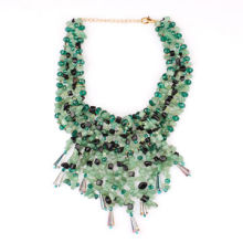 Handmade Beads Necklace, Made of Nature Stone Beads, OEM Orders are Welcome