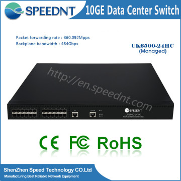 Speednt 10GB Hi performance fiber core switch with spf ports