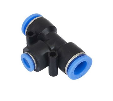 plastic pneumatic fitting pneumatic tee pneumatic connector