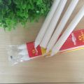 White Paraffin Wax Pillar Velas Fluted Candles