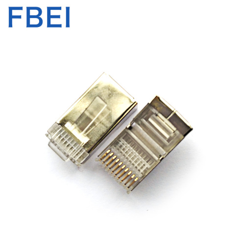 RJ50 10-pens connector 10P10C connector, 10-pins STP-connector, plug gold planting 3U