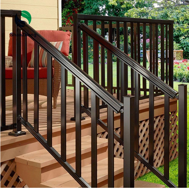 Aluminum Deck Railing Supply Metal Fence with modern styles