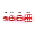 Bescon Dice Professional Small Precision Dice 12,7 мм (1/2 дюйма) со случайным серийным номером, мини -точный кубик 12,7 мм