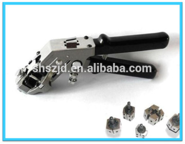 Joining single strand naked copper aluminum wire tools without power