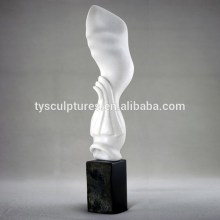 Beautiful contemporary abstract objects stone figurative sculpture marble manmade modern statuary arts