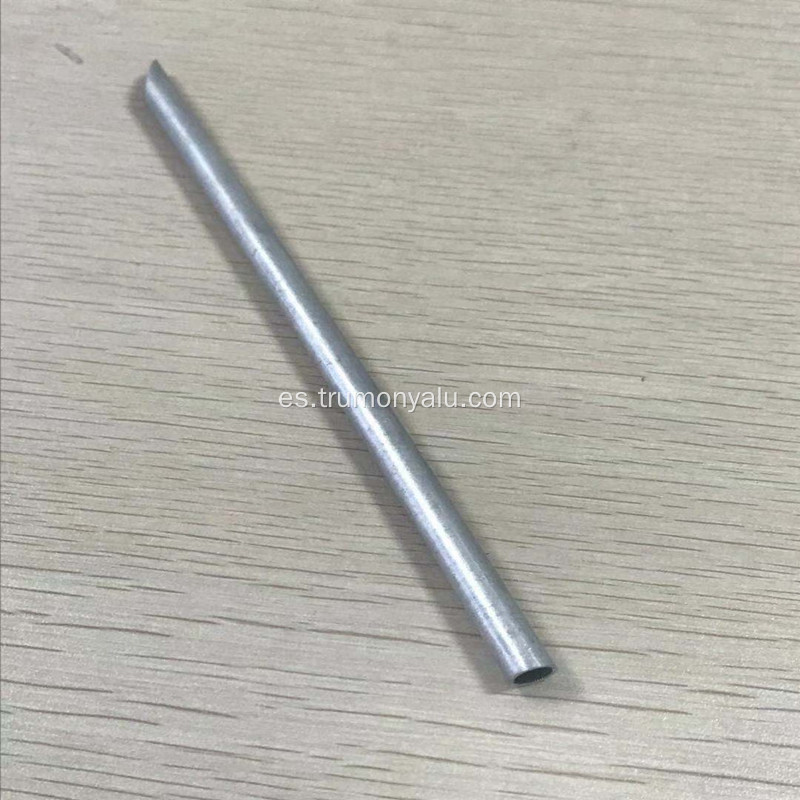 Tubo de soldadura fuerte de aluminio redondo anodizado 6063