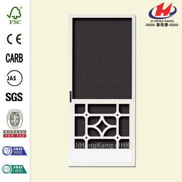 Catalina White Outswing Metal Hinged Screen Door