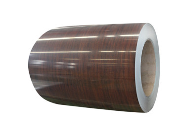 Wood film laminated aluminum sheet