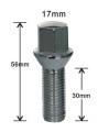 17mm hex conische zetel lug bouten