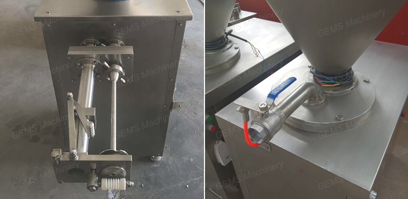 Máquina de aço inoxidável industrial do stuffer da salsicha do cão de aço inoxidável Industrial Stainless Steel Hot Dog Sausage Stuffer Machine