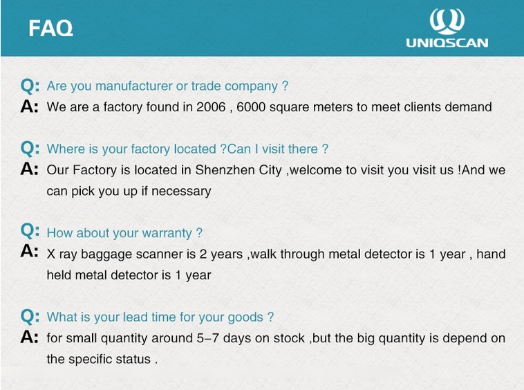 The most popular security scanner hand held metal detector