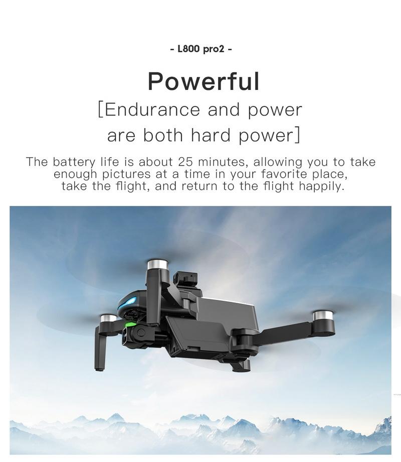 L800 PRO2 360 Laser Obstacle Avoidance Three Axis Gimbal Brushless GPS HD Aerial Photography Folding Quadcopter