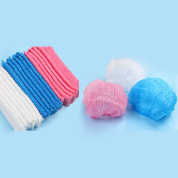 Blue Disposable Non Woven Caps for Doctor