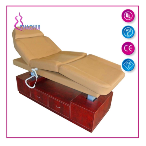 Electric Massage Bed with Bottom drawer