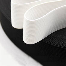 Wholesale Custom Elastic Webbing: White Nylon Adhesive Straps