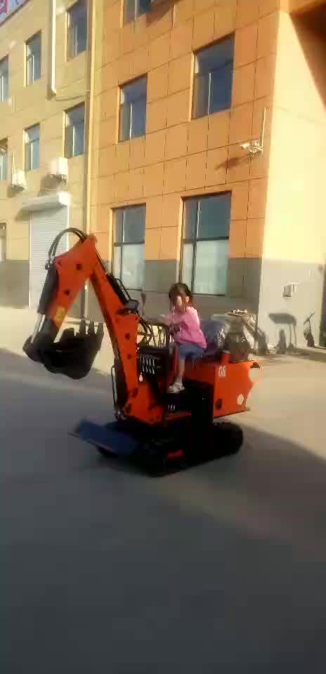 Hydraulic hammer mini excavator rotating grapple