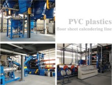 calendering line of pvc floor sheet