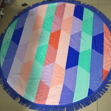 wholesale thin round beach towel low price cheap