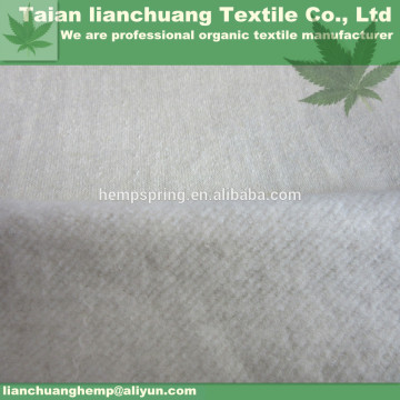 Organic fleece fabric made of 55% hemp 45% organic cotton, organic hemp fleece fabric, hemp fleece